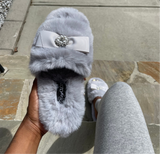 Silver Belle Slippers