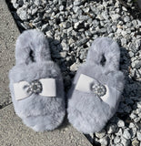 Silver Belle Slippers