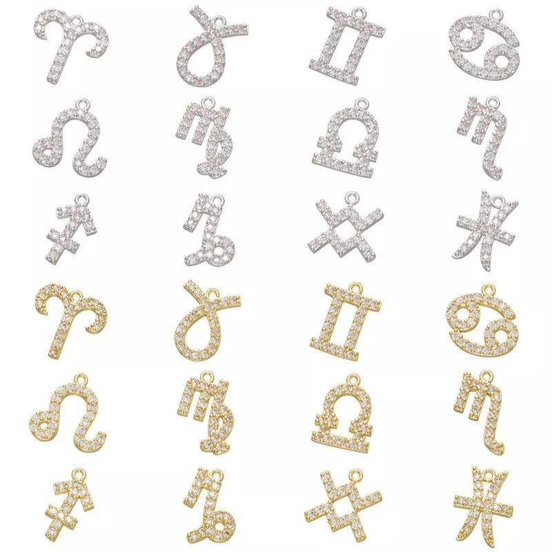 18k Gold Plated - Cuban Zodiac Anklet