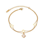 Clover Anklet