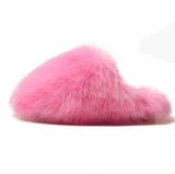 Pink Fluffy Slides