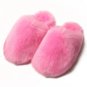 Pink Fluffy Slides