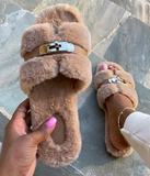 NEW. Cashmere Kiss Slides