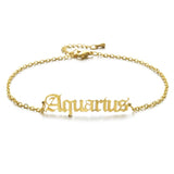 18k Gold Plated - Zodiac Anklet