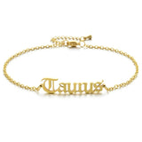 18k Gold Plated - Zodiac Anklet