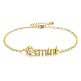 18k Gold Plated - Zodiac Anklet