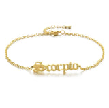 18k Gold Plated - Zodiac Anklet